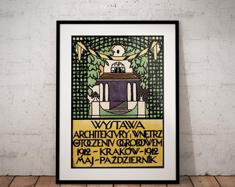 Affiches d'exposition Art nouveau - Affiche Jozef Czajkowski - Impression 1912