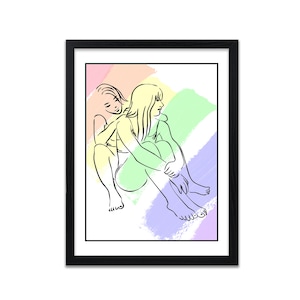 Lesbian Art Print