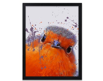 | d’illustration de Robin Robin Artwork | | d’art mignon d’oiseau animaux des bois | | d’œuvres d’art d’oiseaux de jardin Faune des bois