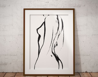 Female Nude Art | Etsy