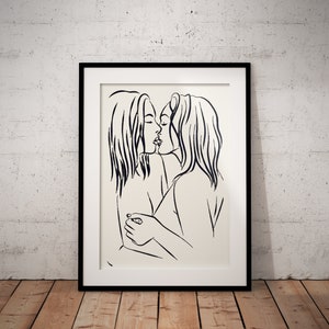 Lesbian Art Print