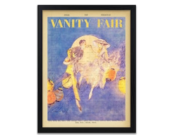 Vintage Magazine Cover Art Print - Dictionary Art Print