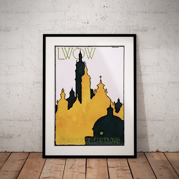 Art Nouveau Posters - LWOW Poster - Art Deco Print