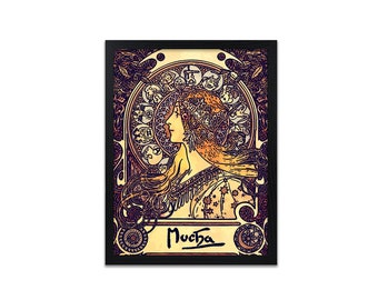 Affiche Art nouveau - impression vintage