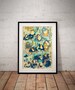 Frog Prints | Japanese Frog Print | Giclee Prints | Japanese Frog poster | Vintage Frog Print 