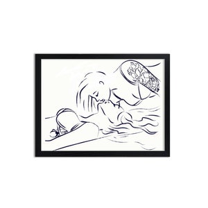 Lesbian Art Print | Lesbian Love Gifts | Lesbian Wedding Gift | Lesbian Anniversary Gift | Gay Art Print