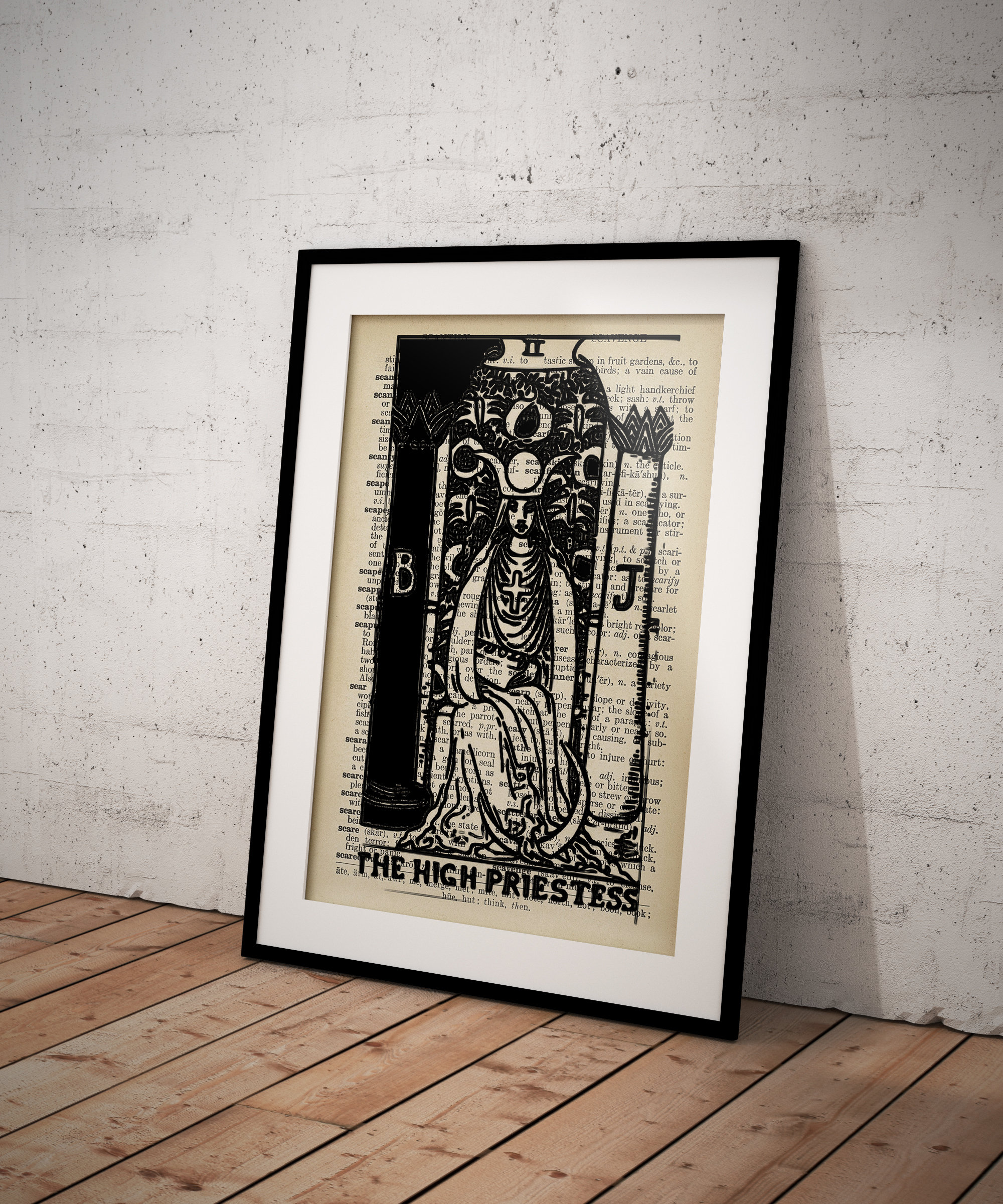 Tarot Dictionary Art Prints Tarot Card Print High - Etsy