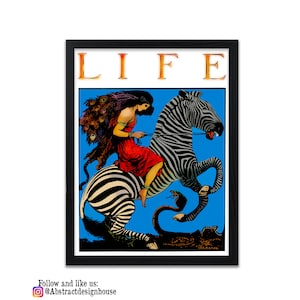 Art Nouveau Fashion Magazine Print -  Vintage Magazine Cover Art - Beautiful Remastered Art Prints