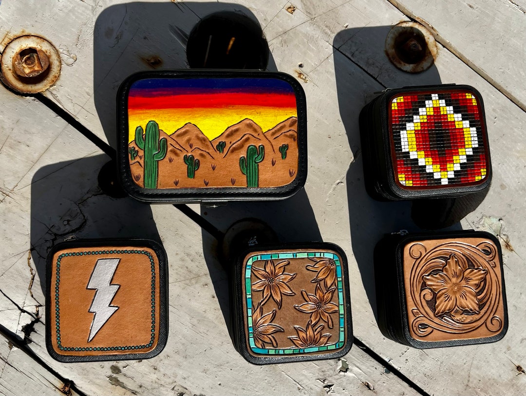 Small Leather Jewelry Box Etsy