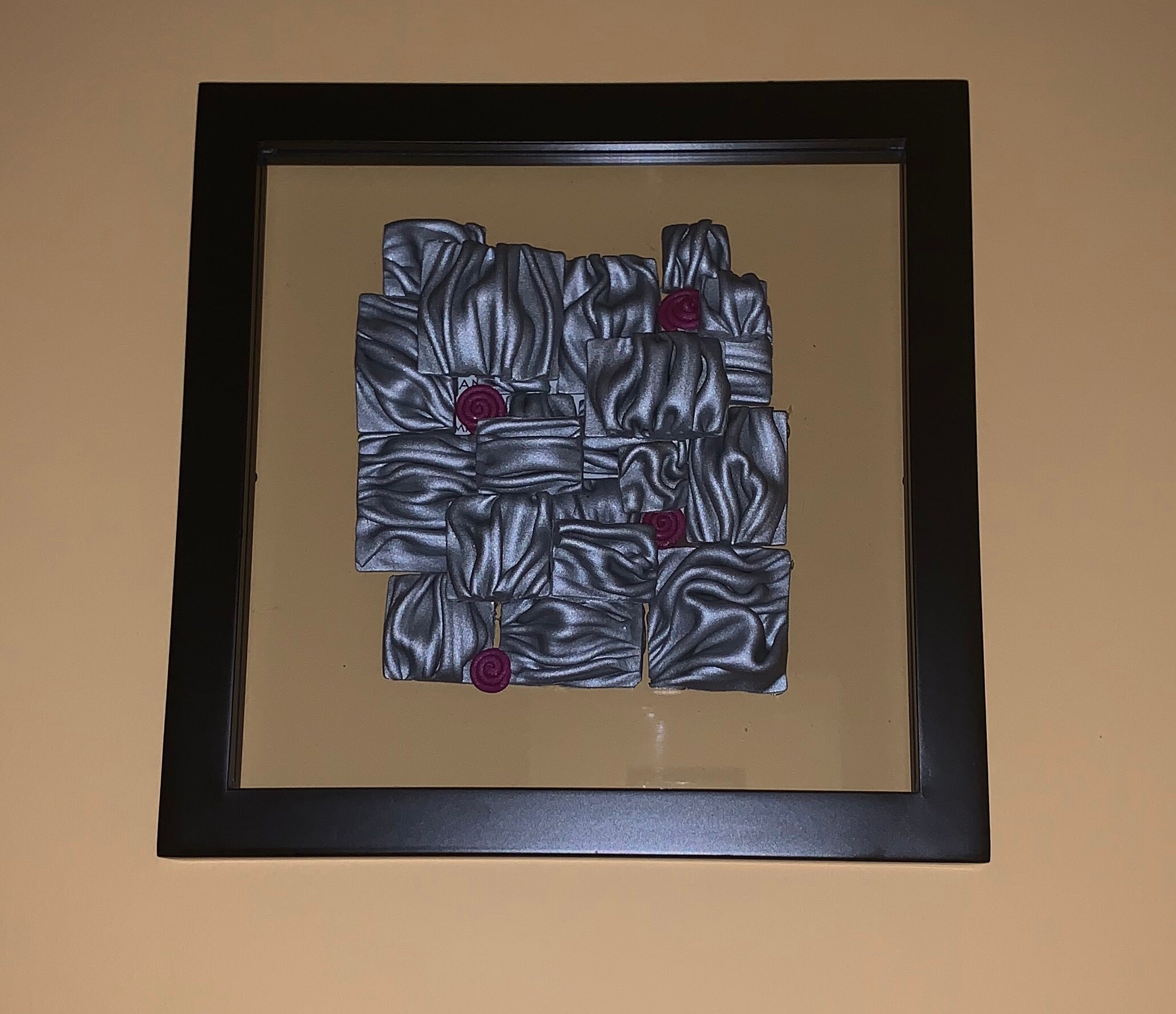 Handmade Framed Wall Decor Constructed with Polymer Clay. | Etsy