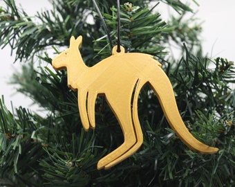 3DPrinted Kangaroo Silohette Aussie Christmas Decoration