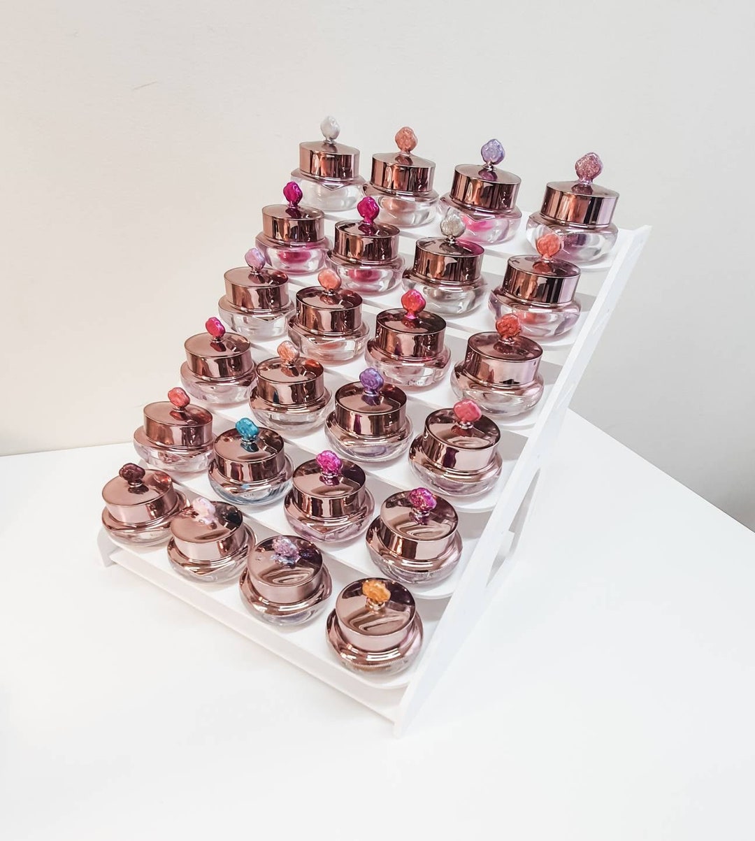 24 Pot Nail Powder / Nail Polish / Oils / Paints  Organiser - 3D Printed - Customisable to your needs