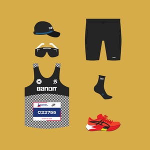Stampa personalizzata per la corsa — Stampe artistiche per la corsa, biglietto per la corsa, regalo per maratona, regalo per mezza maratona, biglietto per maratoneta