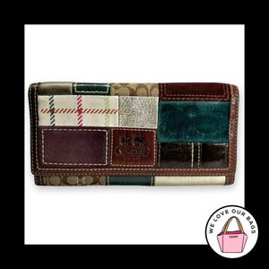 Coach Patchwork Wallet - Etsy