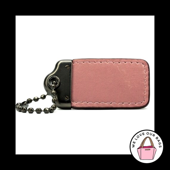 COACH 1941 HORSE CARRIAGE Rogue Pink Leather Fob … - image 2