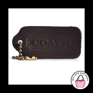 Brown Coach Hang Tag - Etsy