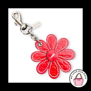 Coach Leather Daisy Charm - Etsy