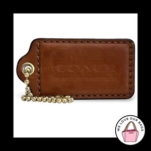 小物 OLD COACH leather hangtag Bag charm 3 小物 OLD COACH leather