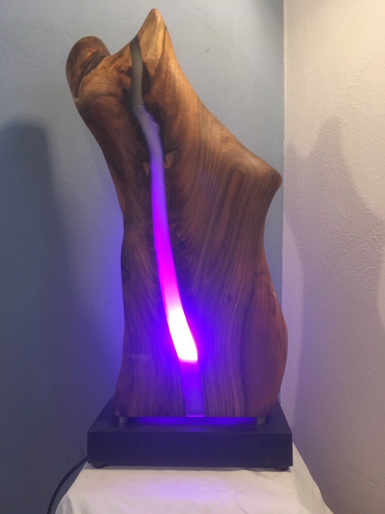 Epoxidharz Holz Lampe Lampe Nussbaum-Holz Epoxidharz Epoxy | Etsy