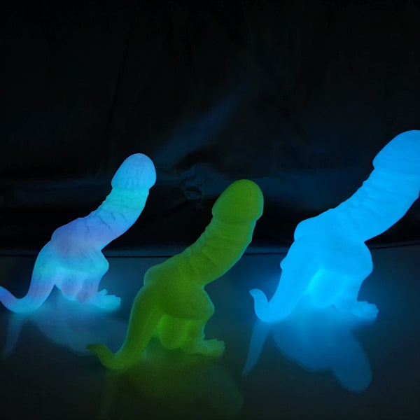 Glow In The Dark Dino-Dick Dickasaurus Rex Bachelorette Party Gift Funny Prank | 3D Printed