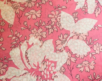 Liberty Tana Lawn Vintage 40 x 50cm fabric Pink ‘Aude’ #Adele