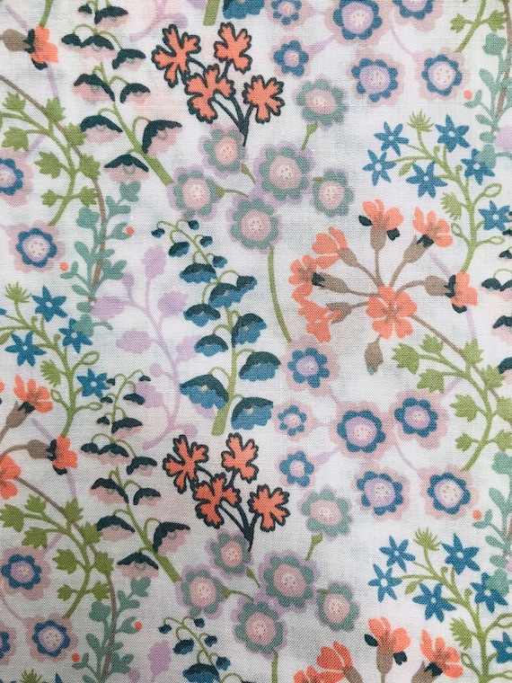 Liberty ‘Primula Blossom’ Tana Lawn 13”x 9” #Adele.  International Shipping