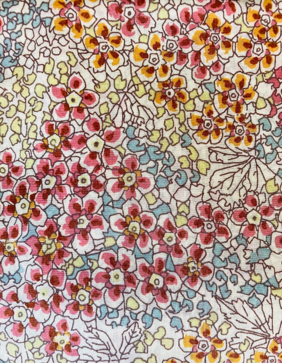 Liberty Tana Lawn Fabric, 'orange and Gold' Fabric Pack Cut to a