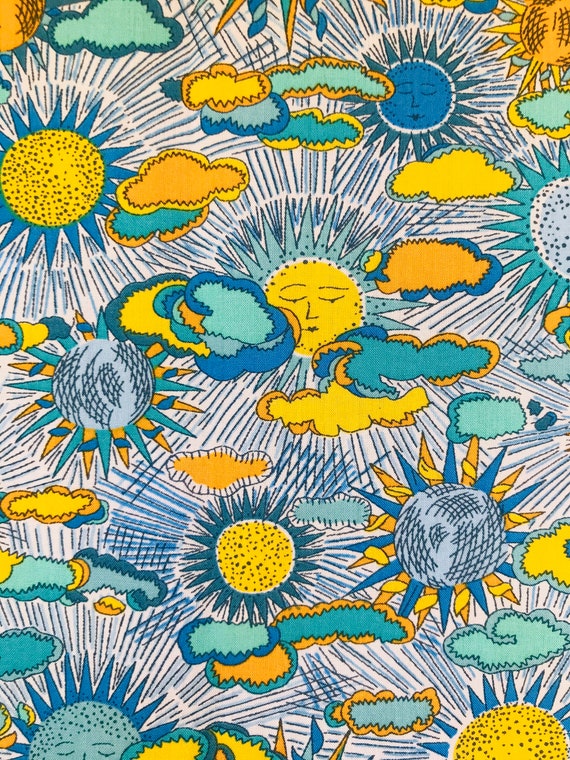 Colourful ‘Daniel DJ’  Liberty Tana Lawn 13”x 9”. Ideal size for making a face mask.