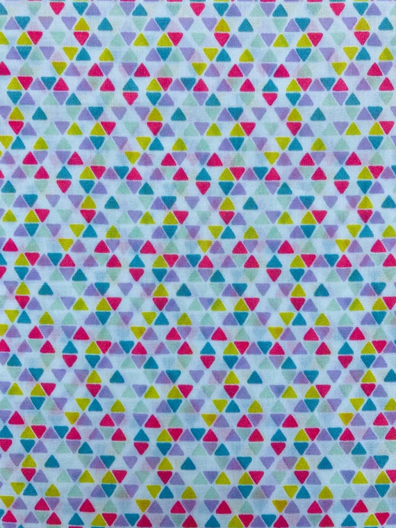 A Discontinued Liberty Tana Lawn 13” x 10”  fabric Pink and Blue ‘Neptune’