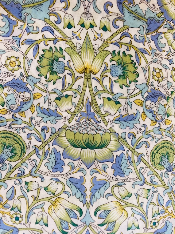 Liberty Tana Lawn 13”x 9” A Lovely Blue William Morris design called ‘Lodden’