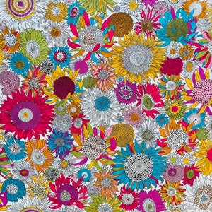 Liberty Tana Lawn Vintage 40cm x 50cm fabric Multicoloured ‘Small Susannah’