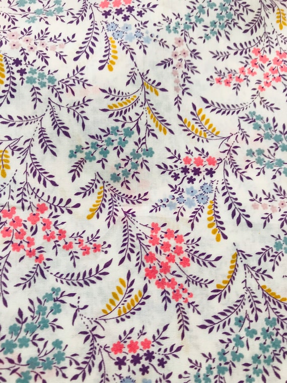 Liberty Tana Lawn Vintage 13”x 9” fabric called ‘Hope Springs’.