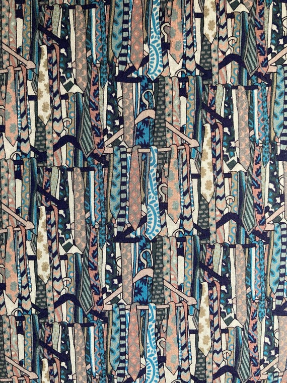 An unusual Blue And Pink ‘Debonair’ Liberty Tana Lawn 13”x 9” Crafting Patchwork