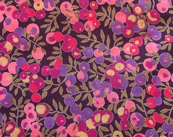 Discontinued Purple Wiltshire Berry Liberty Tana Lawn 13”x 9”