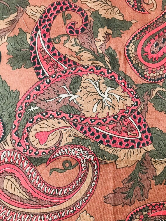 Liberty Tana Lawn 13”x 9” Discontinued, Tan ‘Harry Hausen’ Paisley