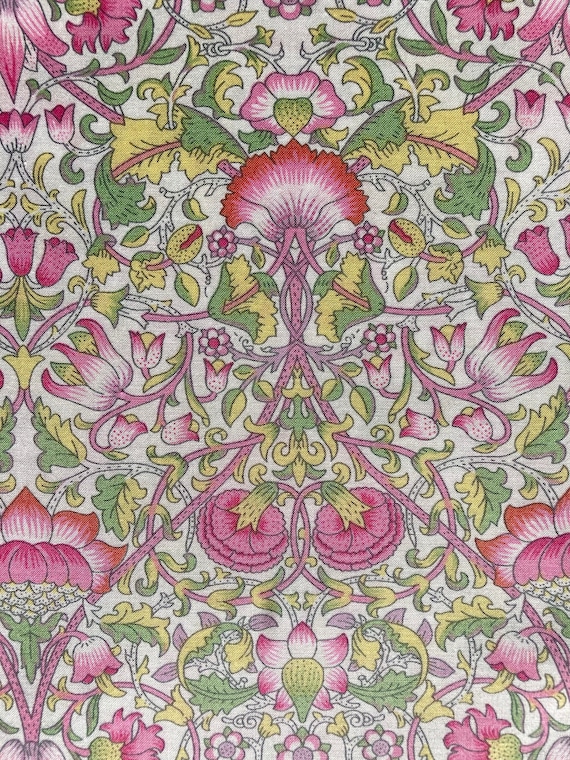 Liberty Tana Lawn 13”x 9” A Lovely Pink William Morris design called ‘Lodden’