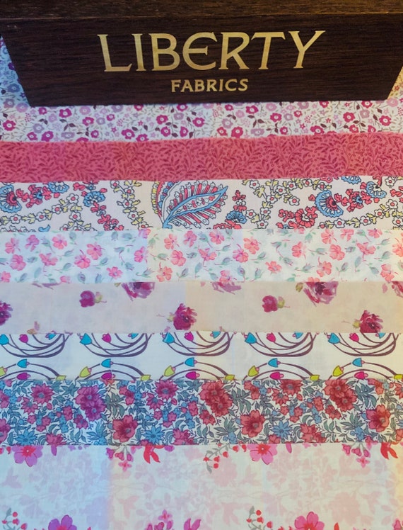 Liberty Tana Lawn ‘Violets’ fabric pack. This lovely purple collection contains 8 different pieces, cut to a generous 6”x 9”.