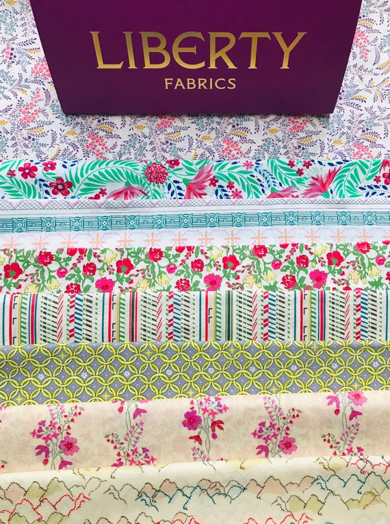 A gorgeous ‘Alpine Meadow’ scrap bag. My packs consist of 8, different Liberty Tana Lawn scrap pieces, cut at a generous size of 6”x 9”.