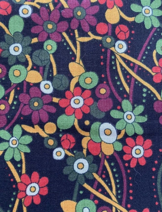 Black ‘Pearl’ Liberty Tana Lawn 13”x 9”