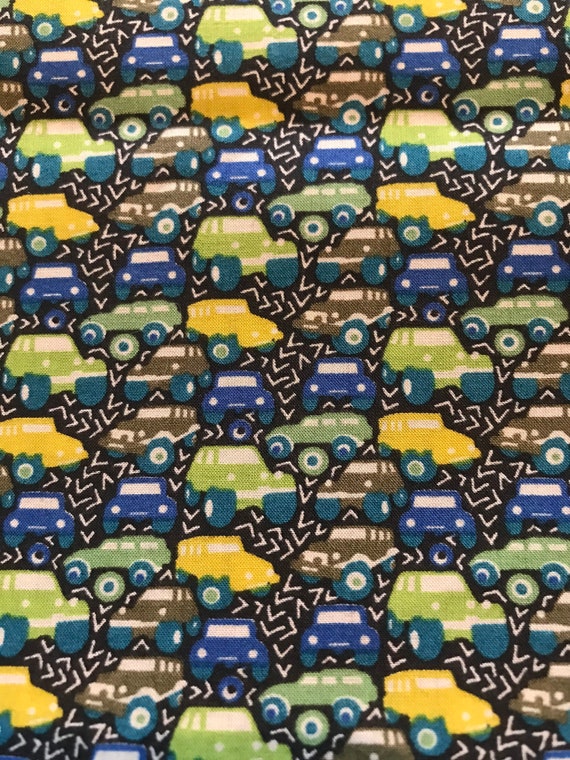 Novelty Green Hunter Truck Liberty Tana Lawn 13”x 9”. International Shipping