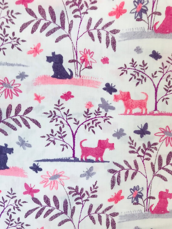 Novelty Liberty Tana Lawn Fabric ‘Plumdog’ 13”x 9”