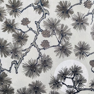 A lovely Rare and Sought after Grey and Black ‘Hiro’ Liberty Tana Lawn 40 x 50cm Patchwork Crafting