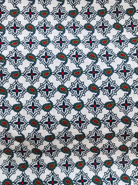 Discontinued Black ‘LV Paisley’ Liberty Tana Lawn 13”x 9”