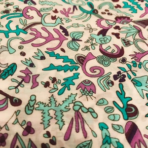 Liberty Tana Lawn 13”x 9”,Fairy Dust. Ideal for making a face mask.