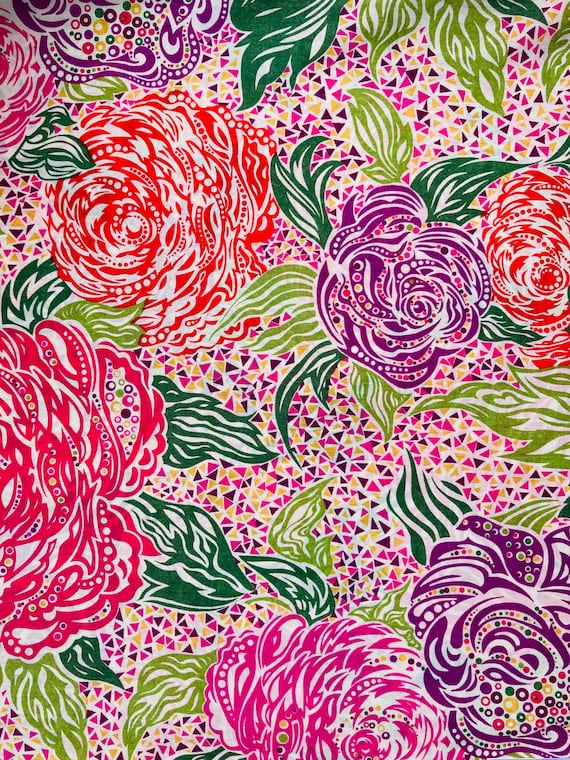 Collector’s Corner Discontinued Designs and Colourways of Liberty Tana Lawns ‘Kate Ada’ 13 x 13”.