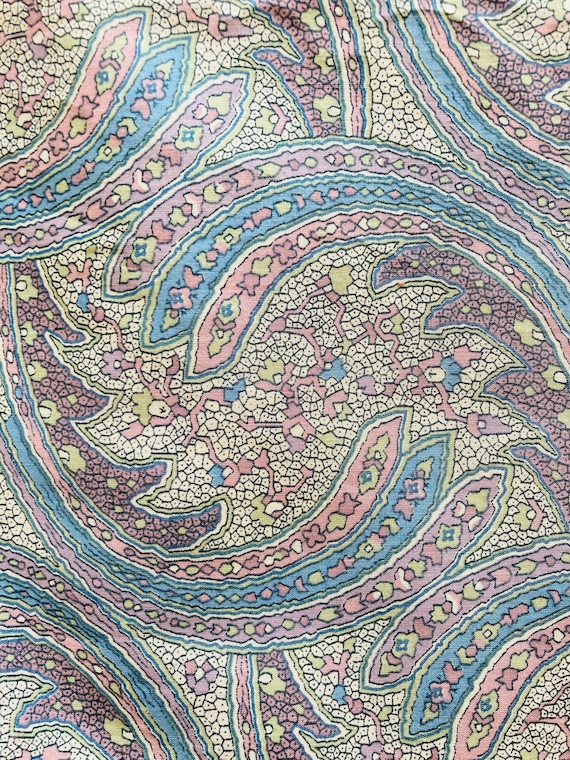 Liberty Tana Lawn 13”x 9” A Lovely Vintage Blue and Grey ‘Darnley’.