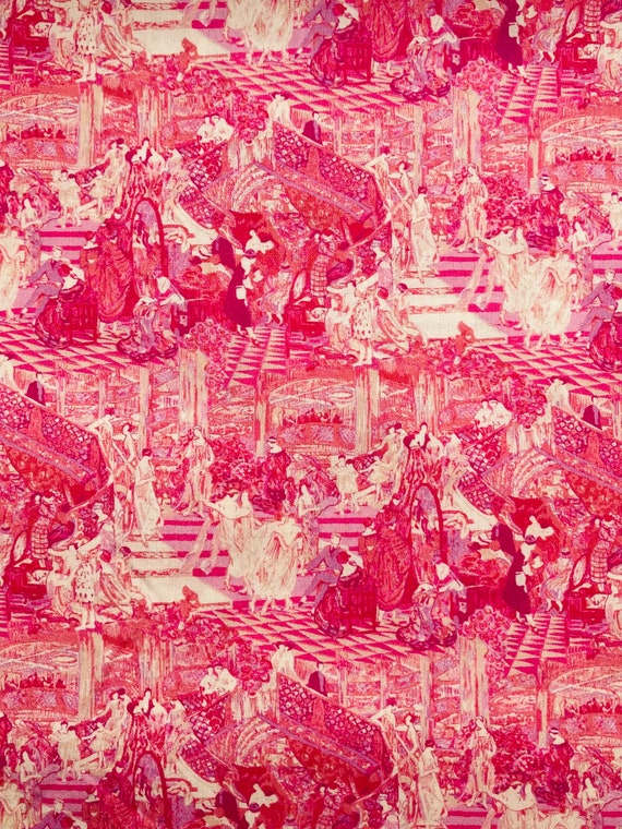 Liberty Tana Lawn 40 x 50cm fabric Pink ‘The Atrium’