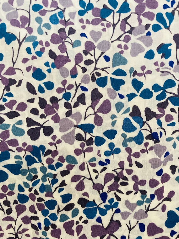 Blue ‘Nina Taylor’ Liberty Tana Lawn 13”x 9”