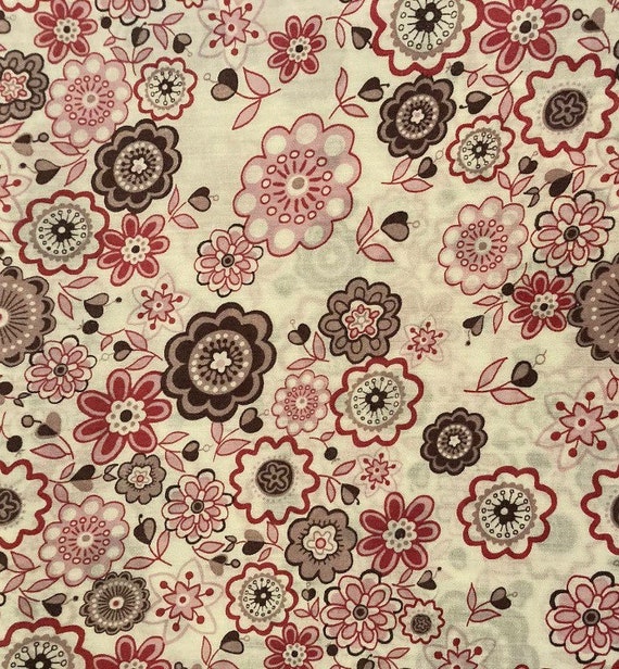 Liberty Tana Lawn 40 x 50cm fabric Red ‘Lauren’