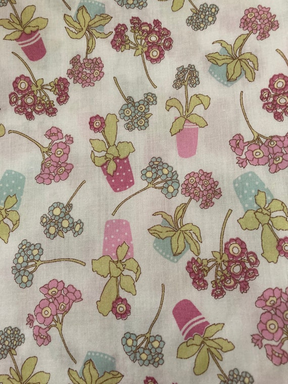 Discontinued Pink,“Peggy” Liberty Tana Lawn 13”x 9”